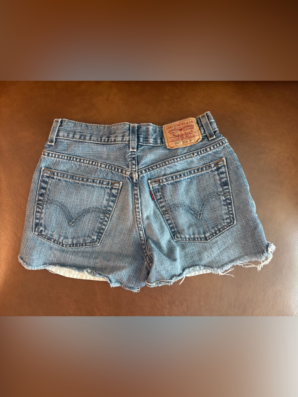 Levi's 550 denim shorts